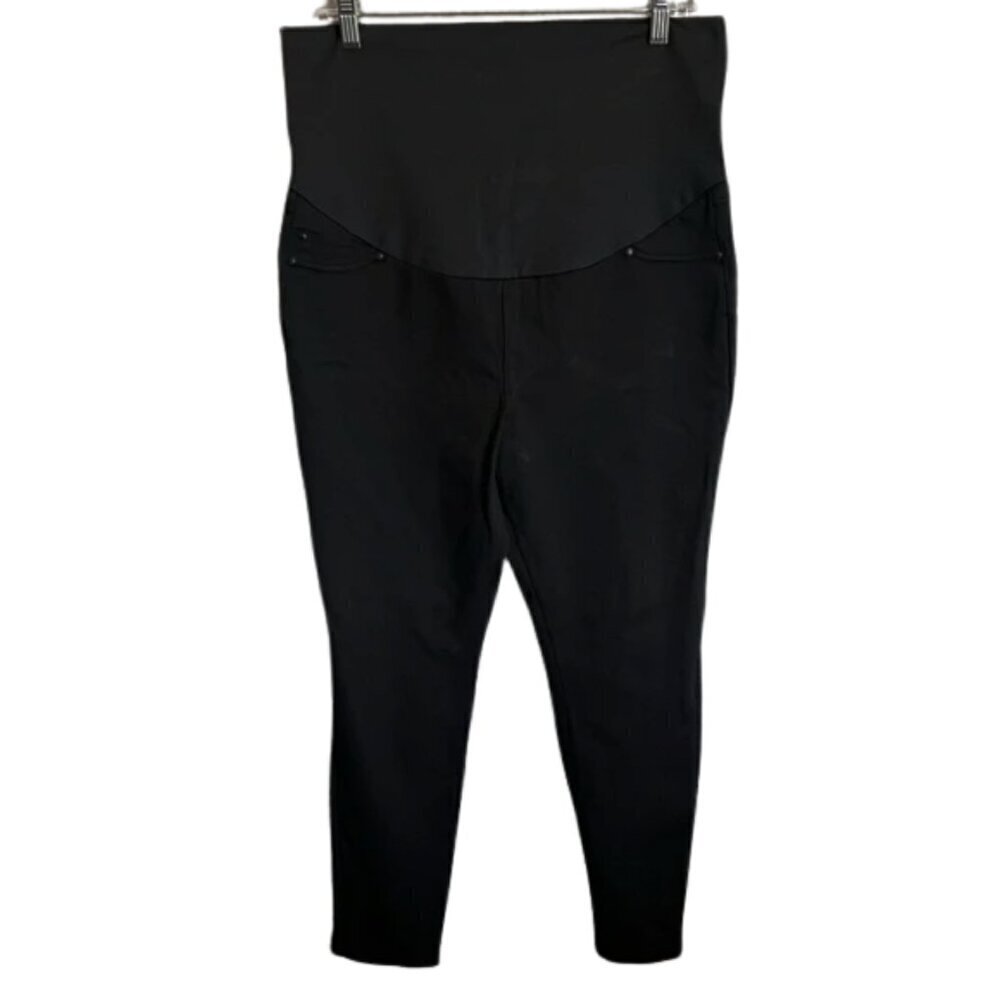 LIKE NEW Liverpool Los Angeles Maternity Black Leggings Size 14